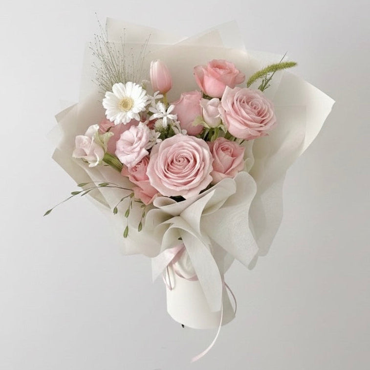 Valentine’s Atelier Blush Rose Bouquet