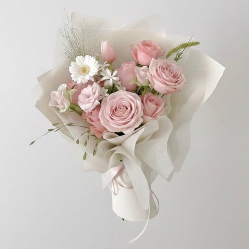 Valentine’s Atelier Blush Rose Bouquet